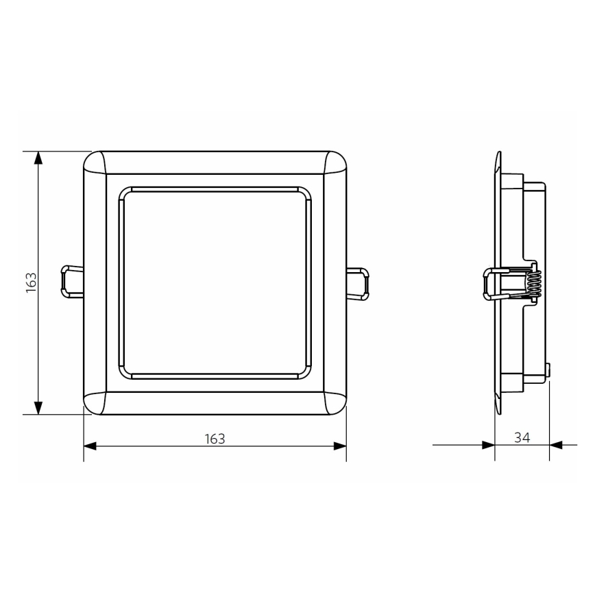 Opple 26664 - LED hängande taklampa för badrum LED/12W/230V 3000K IP44