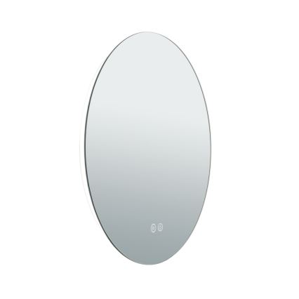 LED Badrum uppvärmd vägg spegel med en bakgrundsbelyst FOCUS LED/18W/230V 3000/4200/6000K diameter 45 cm IP44
