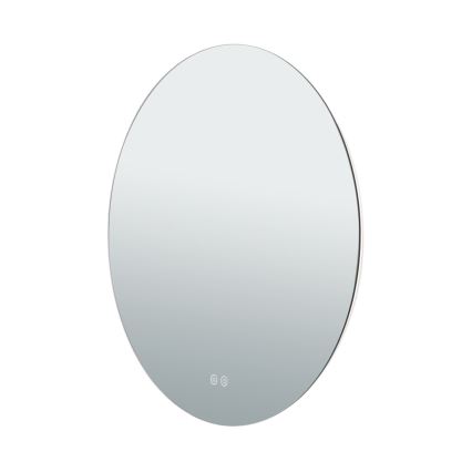 LED Badrum uppvärmd vägg spegel med en bakgrundsbelyst FOCUS LED/25W/230V 3000/4200/6000K diameter 60 cm IP44