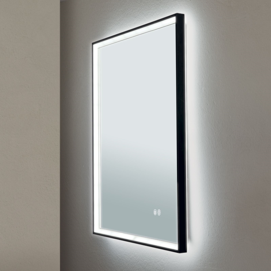 LED Badrum uppvärmd vägg spegel med en bakgrundsbelyst FRAME LED/48W/230V 3000/4000/6000K 60x45 cm IP44