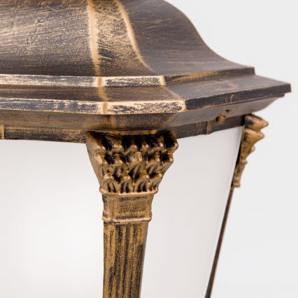 Utomhuslampa AIKO 1xE27/60W/230V 59 cm IP23 brons/patina