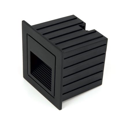 LED Inbyggd lampa LORO LED/2W/230V IP65 svart
