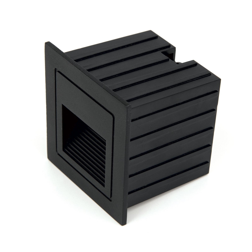 LED Inbyggd lampa LORO LED/2W/230V IP65 svart
