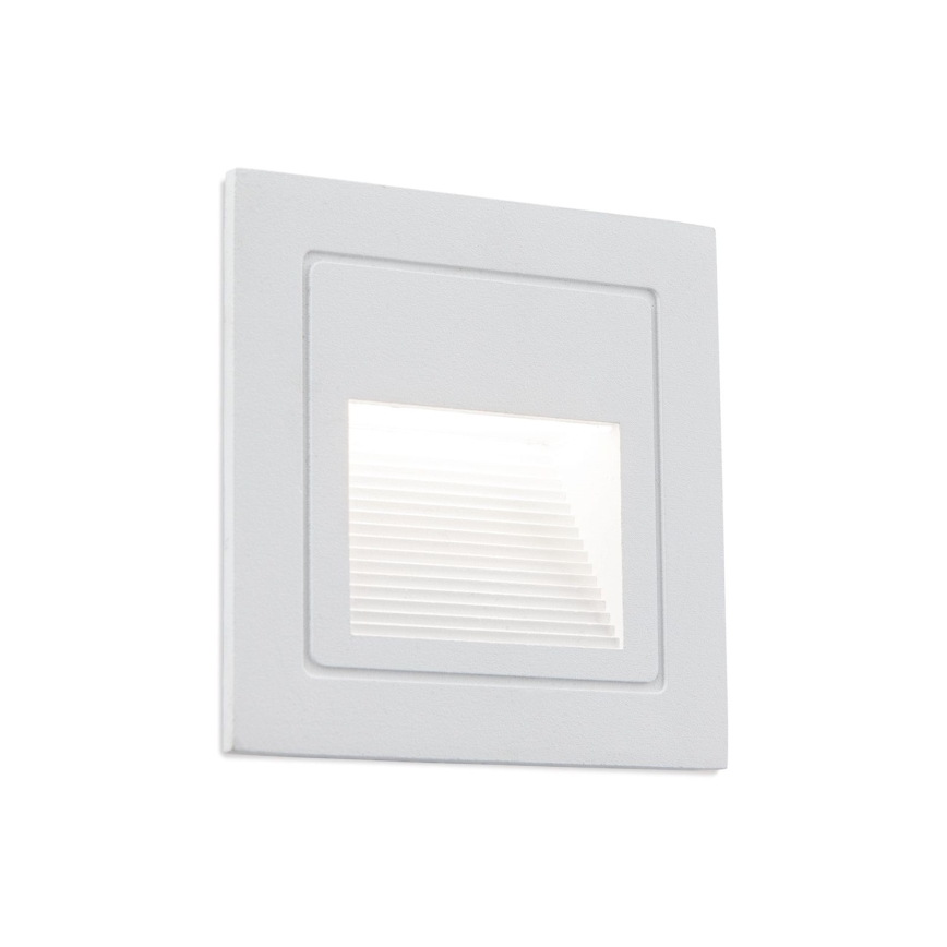 LED Inbyggd lampa LORO LED/2W/230V IP65 vit