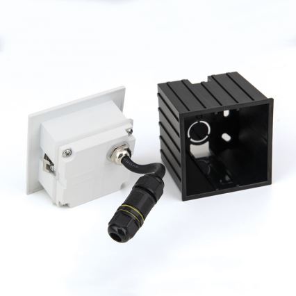LED Inbyggd lampa LORO LED/2W/230V IP65 vit