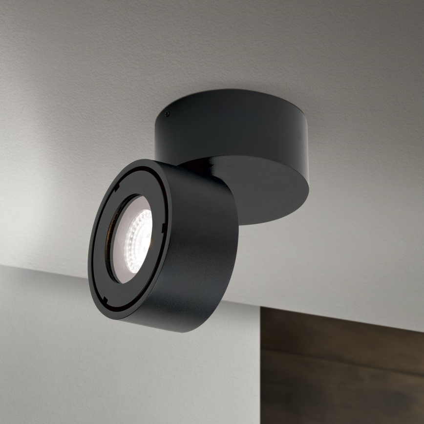 LED Ljusreglerad badrum spotlight HARVEY LED/15W/230V IP65 svart