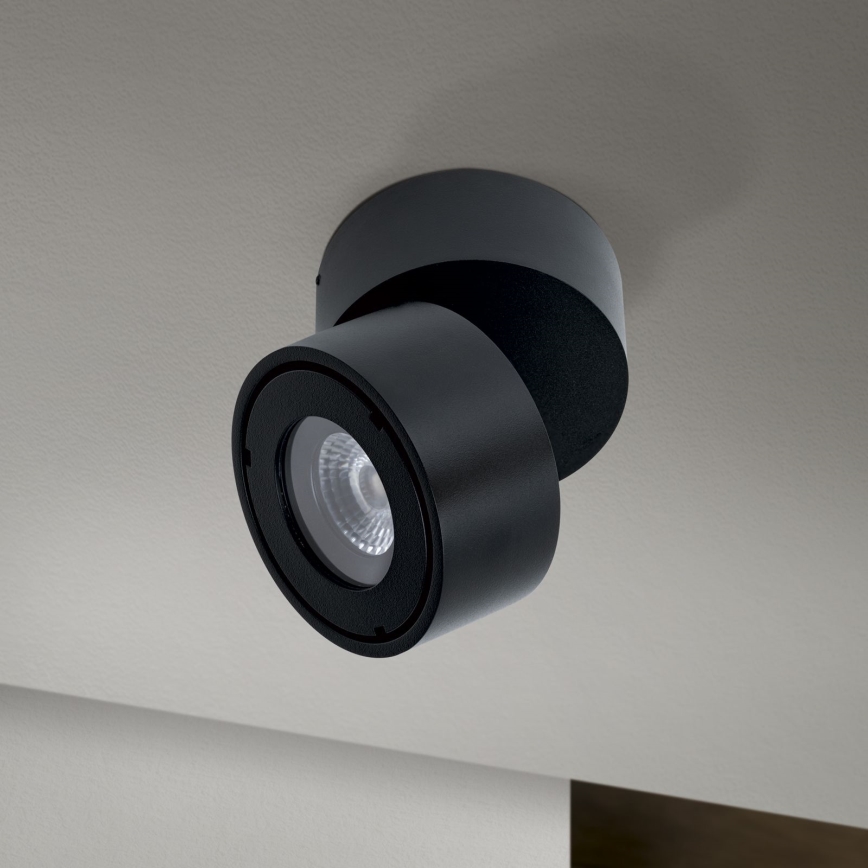 LED Ljusreglerad badrum spotlight HARVEY LED/15W/230V IP65 svart