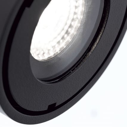 LED Ljusreglerad badrum spotlight HARVEY LED/15W/230V IP65 svart