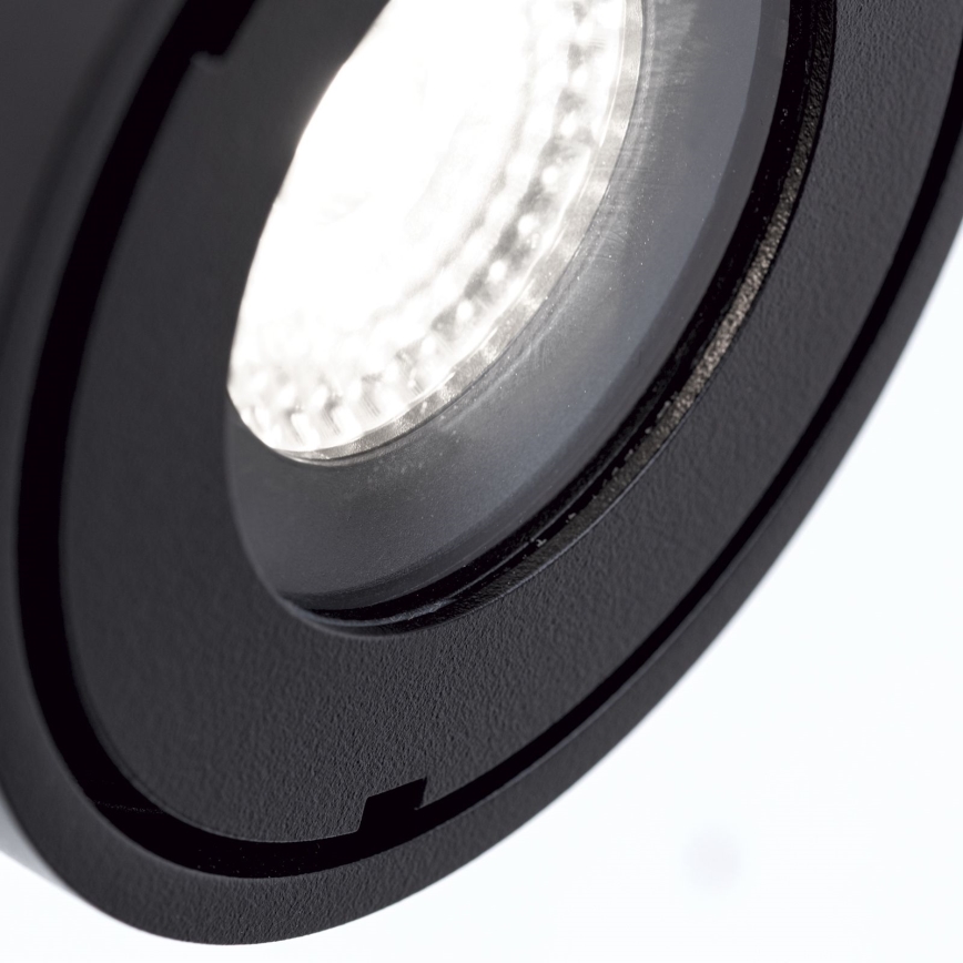 LED Ljusreglerad badrum spotlight HARVEY LED/15W/230V IP65 svart