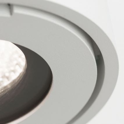 LED Ljusreglerad badrum spotlight HARVEY LED/15W/230V IP65 vit