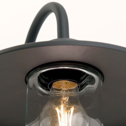 Vägglampa för utomhusbruk EDWARD 1xE27/60W/230V IP44 svart