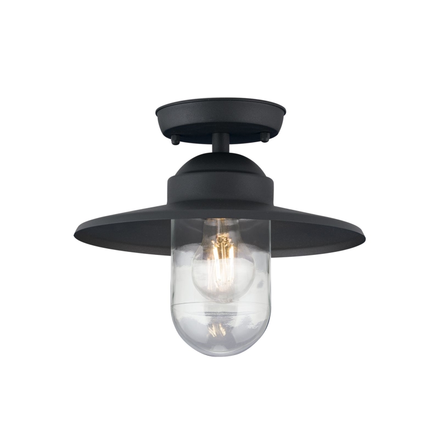 Utomhus ytmonterad ljuskrona EDWARD 1xE27/60W/230V IP44 svart