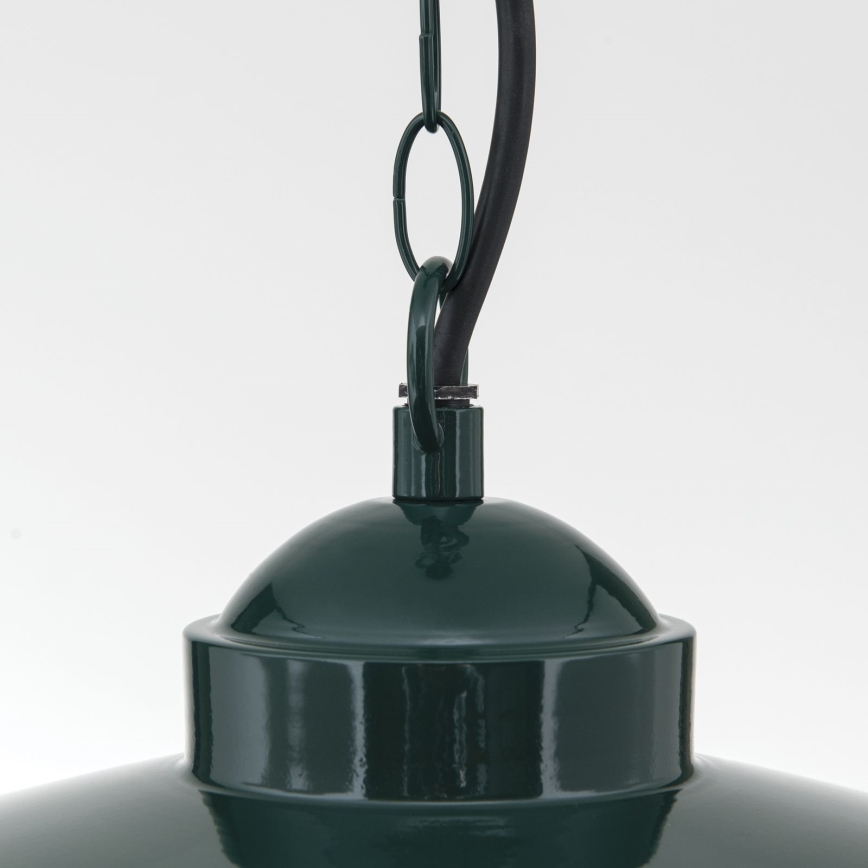 Pendellampa för utomhusbruk EDWARD 1xE27/60W/230V IP44 grön