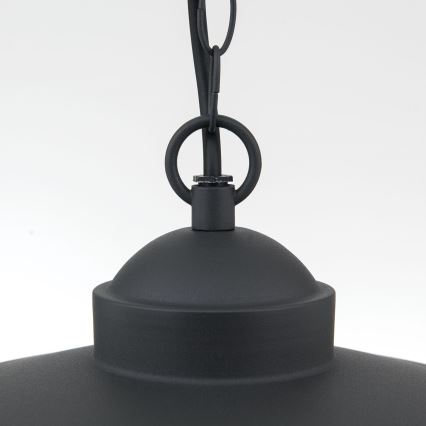 Pendellampa för utomhusbruk EDWARD 1xE27/60W/230V IP44 svart
