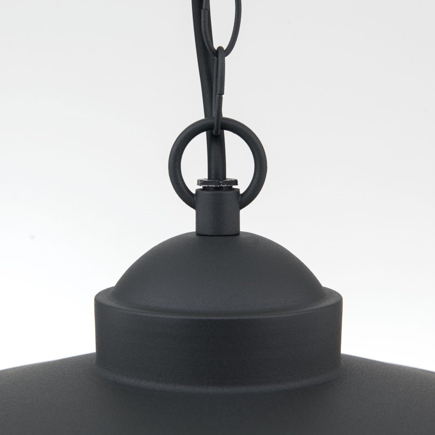 Pendellampa för utomhusbruk EDWARD 1xE27/60W/230V IP44 svart