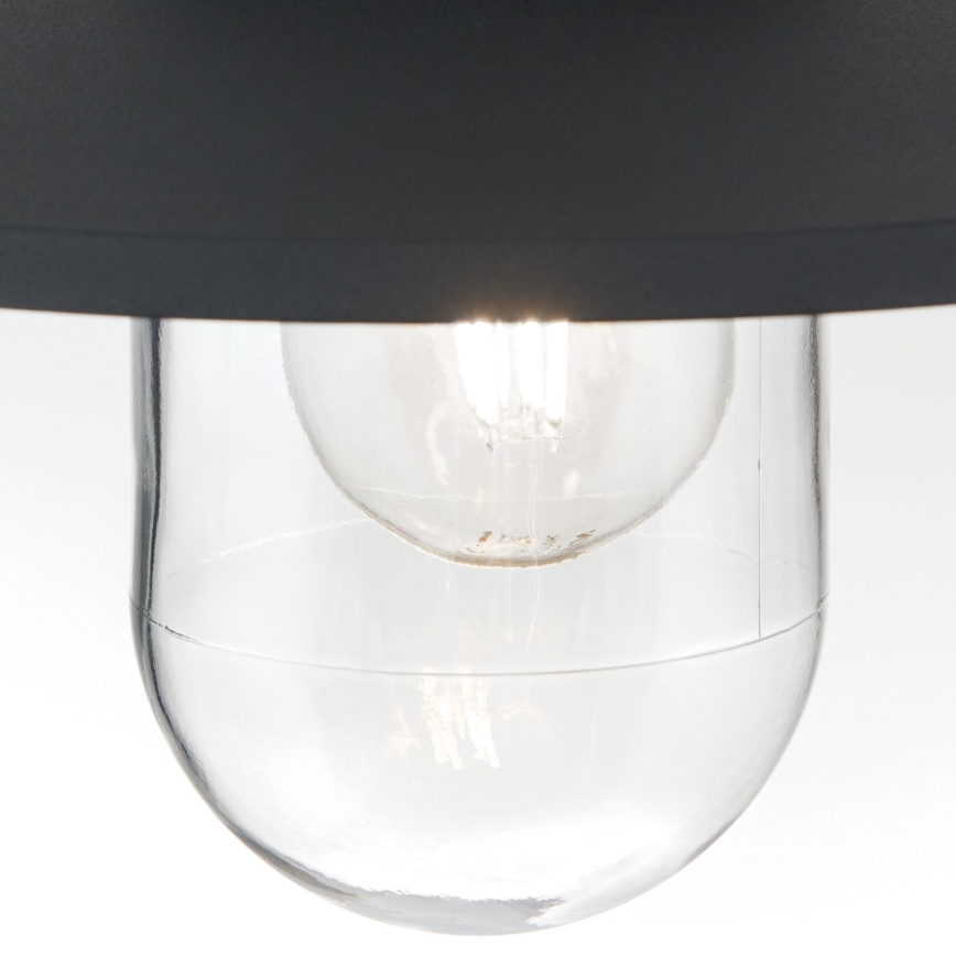 Pendellampa för utomhusbruk EDWARD 1xE27/60W/230V IP44 svart