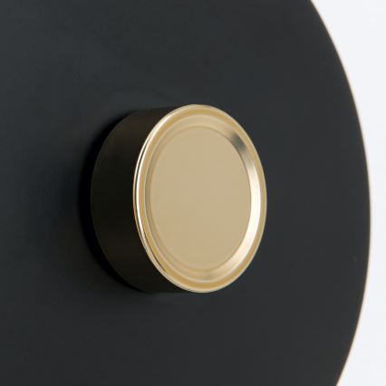 Dimmbar flexibel vägglampa DOTTY 1xGU10/10W/230V svart/mässing