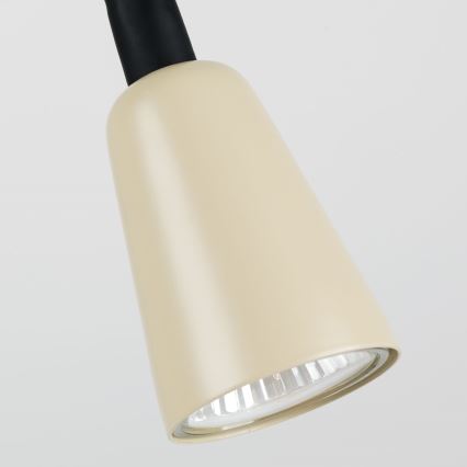 Dimmbar flexibel bordslampa DOTTY 1xGU10/10W/230V beige/svart