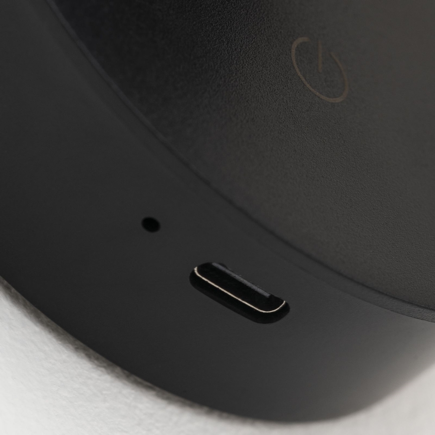 Dimbart uppladdningsbart beröringsstyrt väggspot LUXY LED/1W/5V 2200 mAh 2700/3000/4000K svart