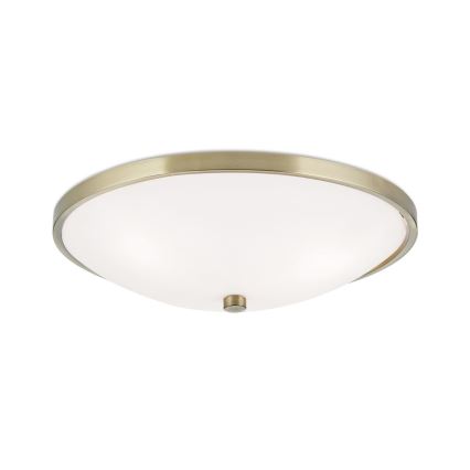 Taklampa AIDA 3xE27/60W/230V diameter 40 cm mässing