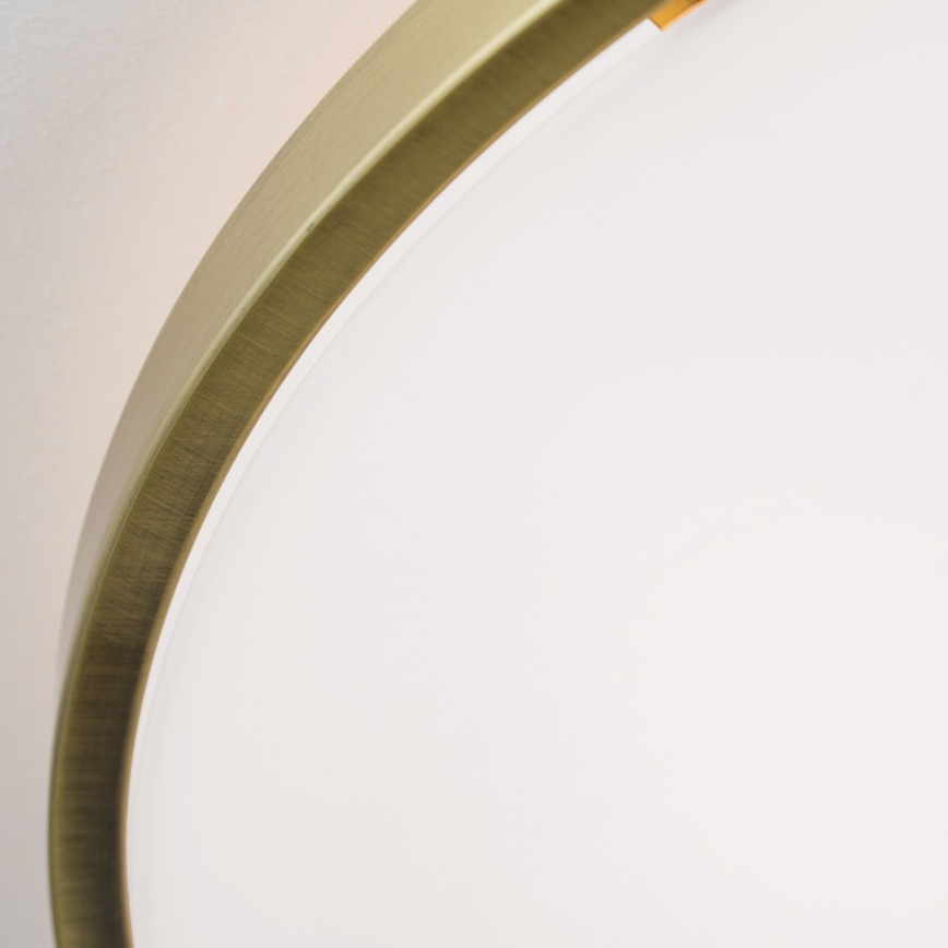 Taklampa AIDA 3xE27/60W/230V diameter 40 cm mässing