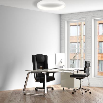LED Dimbar taklampa VENUS LED/50W/230V diameter 61 cm vit