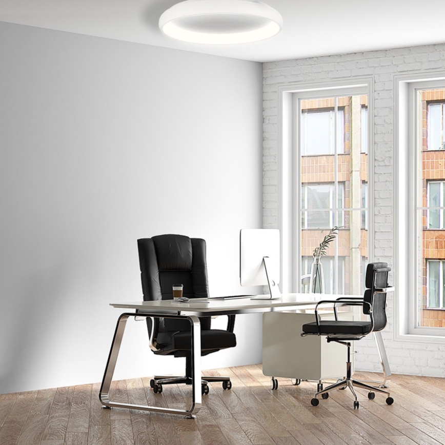 LED Dimbar taklampa VENUS LED/50W/230V diameter 61 cm vit