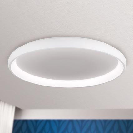 LED Dimbar taklampa VENUS LED/85W/230V diameter 81 cm vit