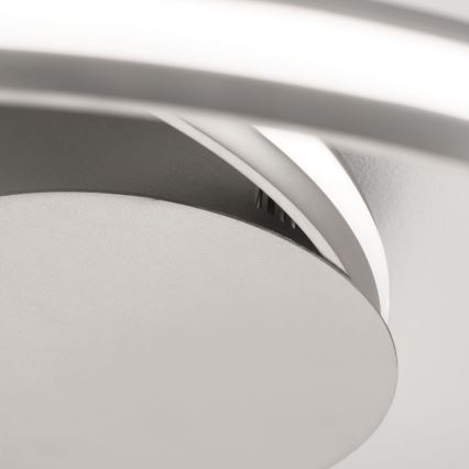 LED Dimbar taklampa CIRCUS LED/30W/230V silver
