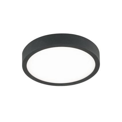 LED taklampa BULLY LED/12W/230V diameter 14 cm svart