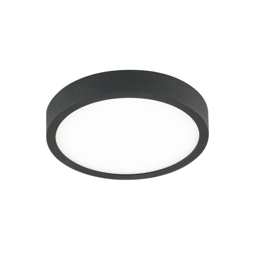 LED taklampa BULLY LED/12W/230V diameter 14 cm svart