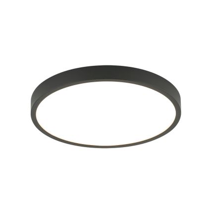 LED taklampa BULLY LED/24W/230V diameter 24 cm svart