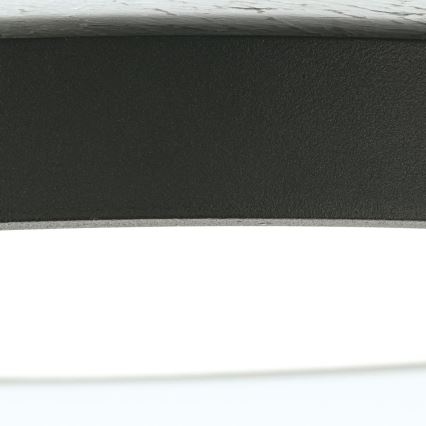 LED taklampa BULLY LED/24W/230V diameter 24 cm svart