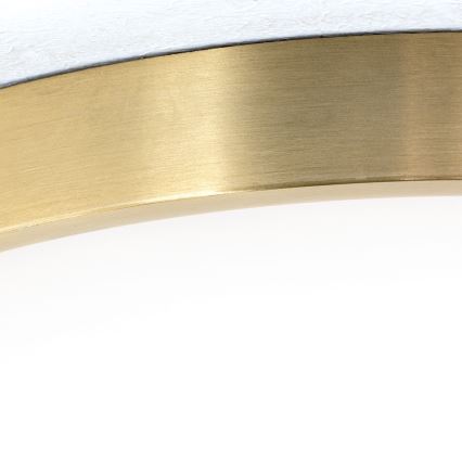 LED taklampa BULLY LED/28W/230V diameter 28 cm guld