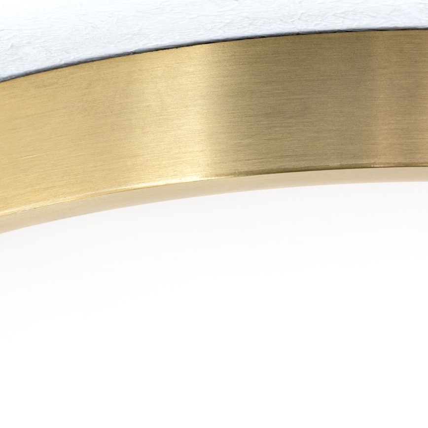 LED taklampa BULLY LED/28W/230V diameter 28 cm guld