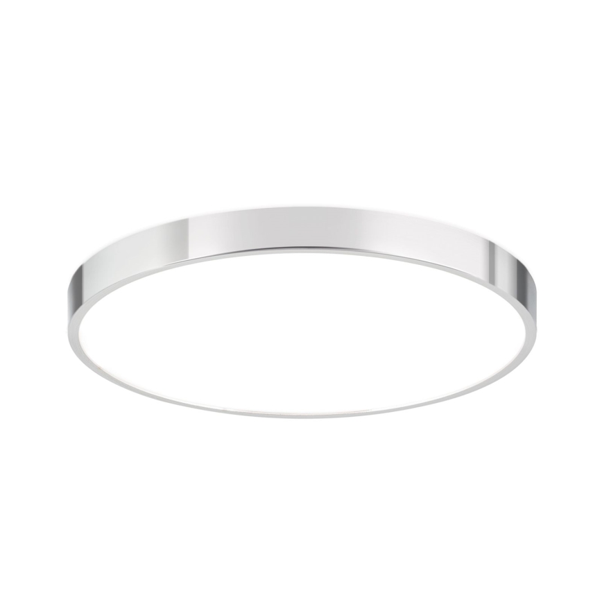 LED taklampa BULLY LED/28W/230V diameter 28 cm skinande krom