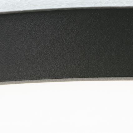 LED taklampa BULLY LED/28W/230V diameter 28 cm svart