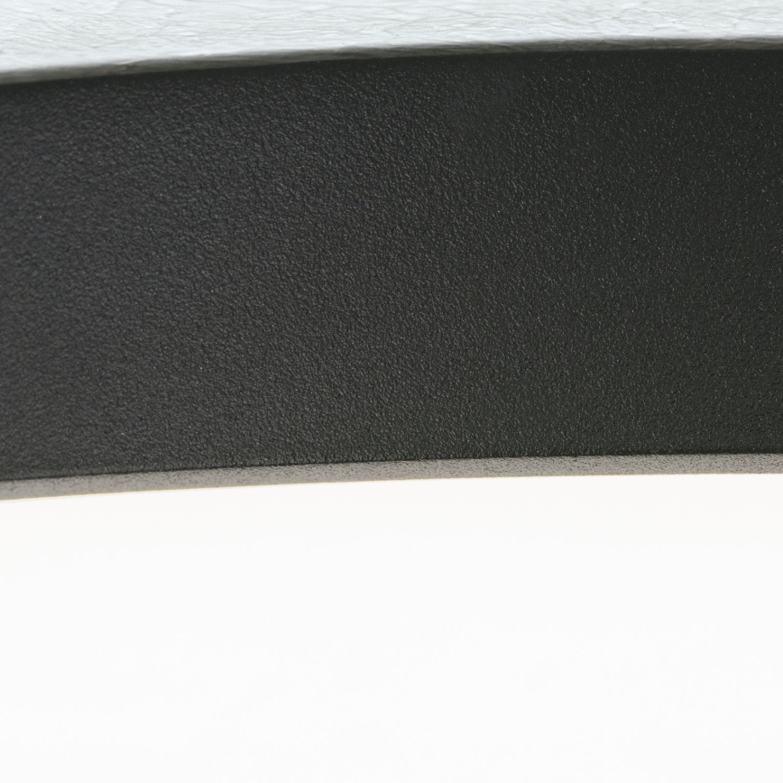 LED taklampa BULLY LED/28W/230V diameter 28 cm svart