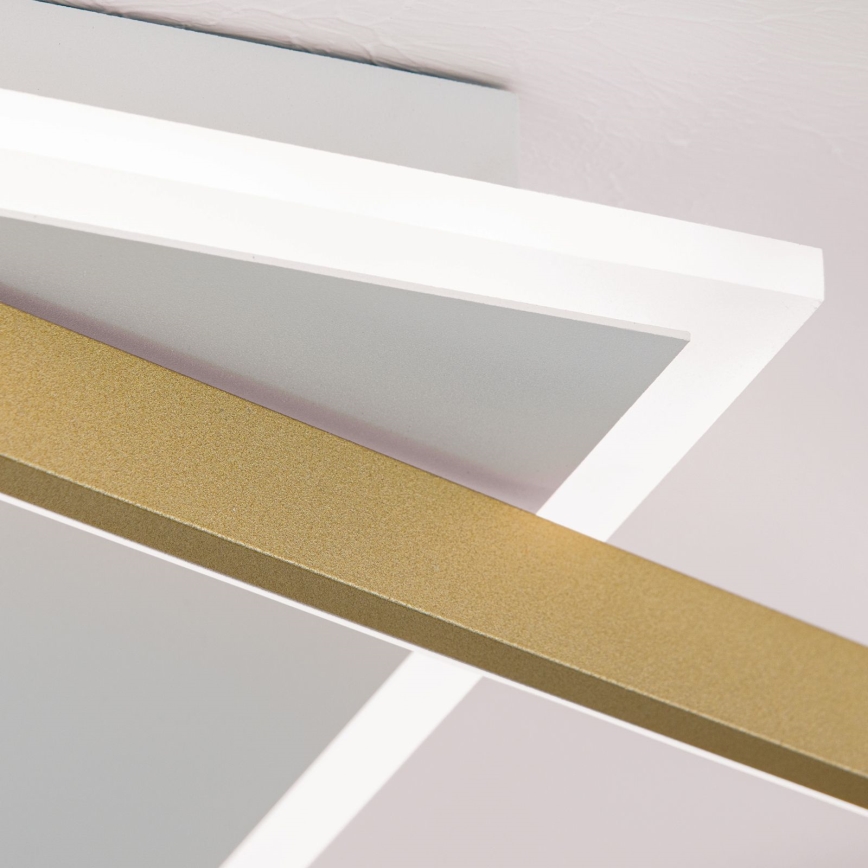 LED Dimbar taklampa EMANUEL LED/50W/230V vit/guld