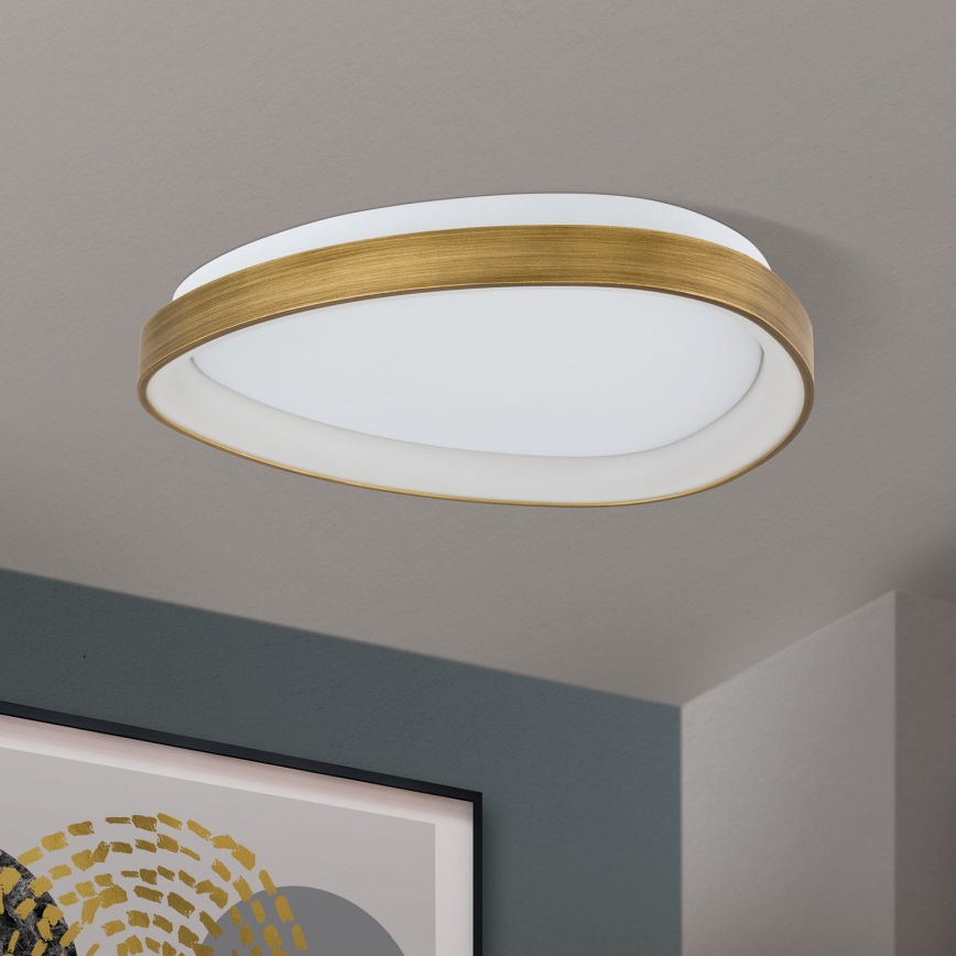 LED taklampa CHARLIE LED/35W/230V diameter 45 cm guld