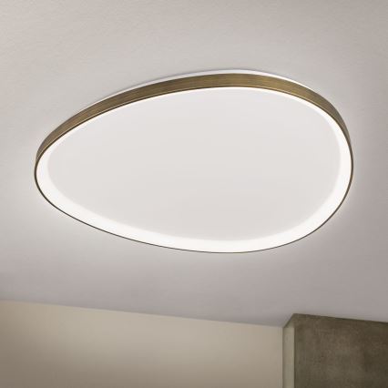 LED taklampa CHARLIE LED/72W/230V diameter 80 cm guld