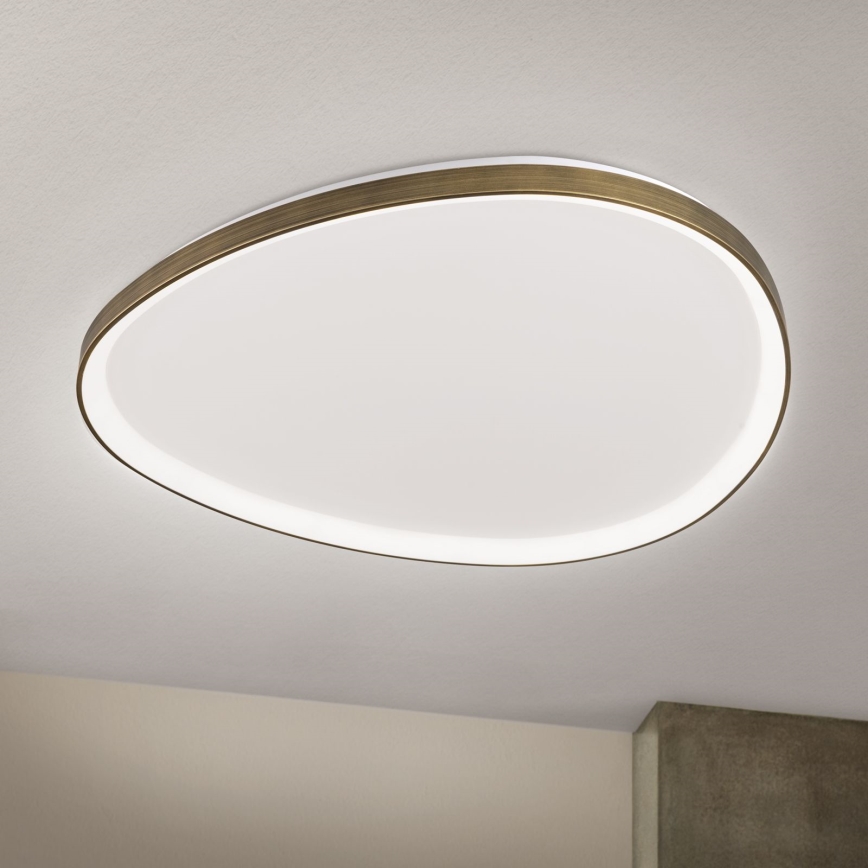 LED taklampa CHARLIE LED/72W/230V diameter 80 cm guld