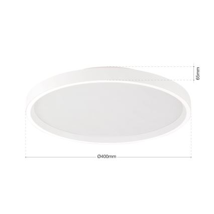 LED Dimbar taklampa MASCA LED/36W/230V 2700/3350/4000K diameter 40 cm vit