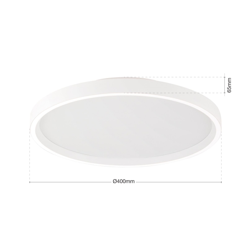 LED Dimbar taklampa MASCA LED/36W/230V 2700/3350/4000K diameter 40 cm vit