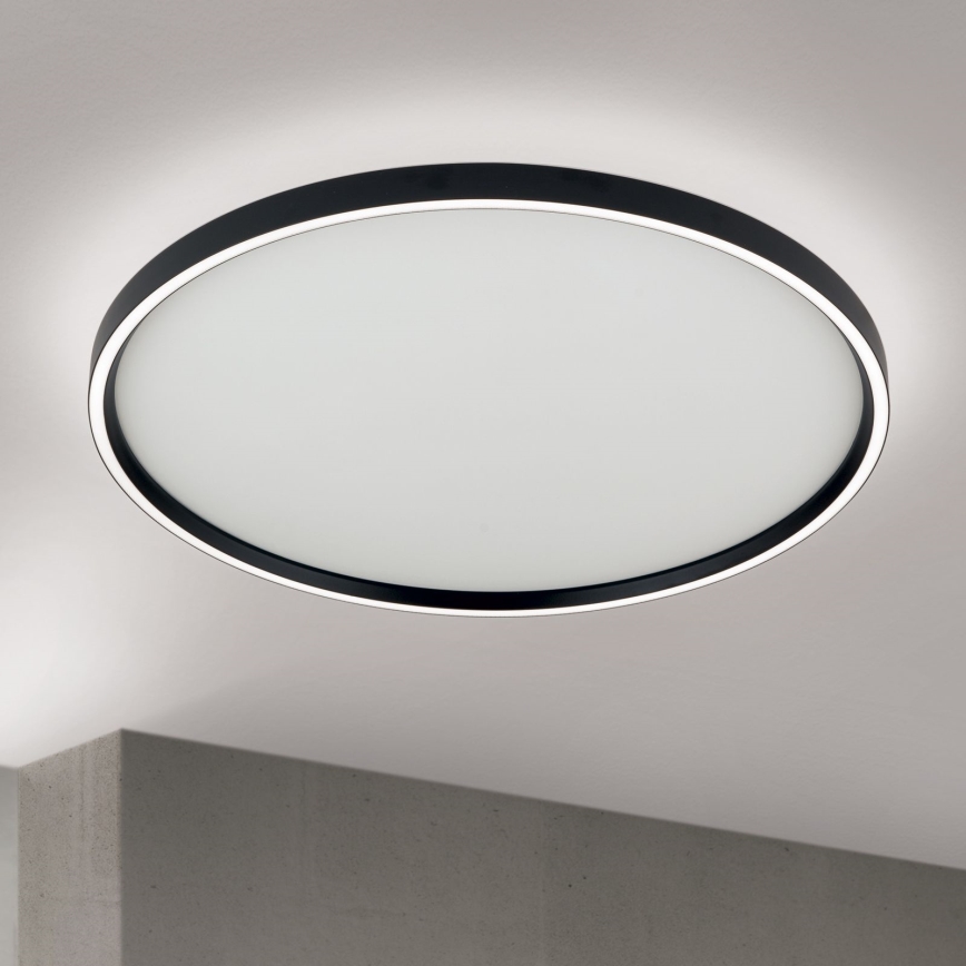 LED Dimbar taklampa MASCA LED/47W/230V 2700/3350/4000K diameter 60 cm svart