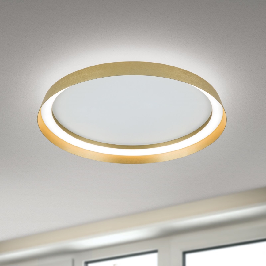 LED Dimbar taklampa MANTA LED/38W/230V 2700/3000/4000K diameter 45 cm guld