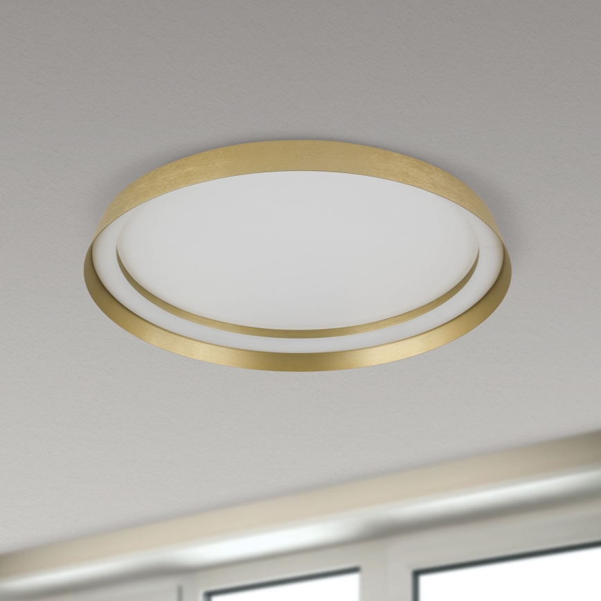 LED Dimbar taklampa MANTA LED/38W/230V 2700/3000/4000K diameter 45 cm guld