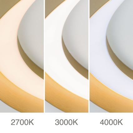 LED Dimbar taklampa MANTA LED/38W/230V 2700/3000/4000K diameter 45 cm guld