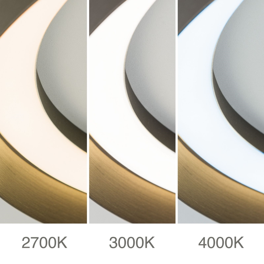 LED Dimbar taklampa MANTA LED/38W/230V 2700/3000/4000K diameter 45 cm brun