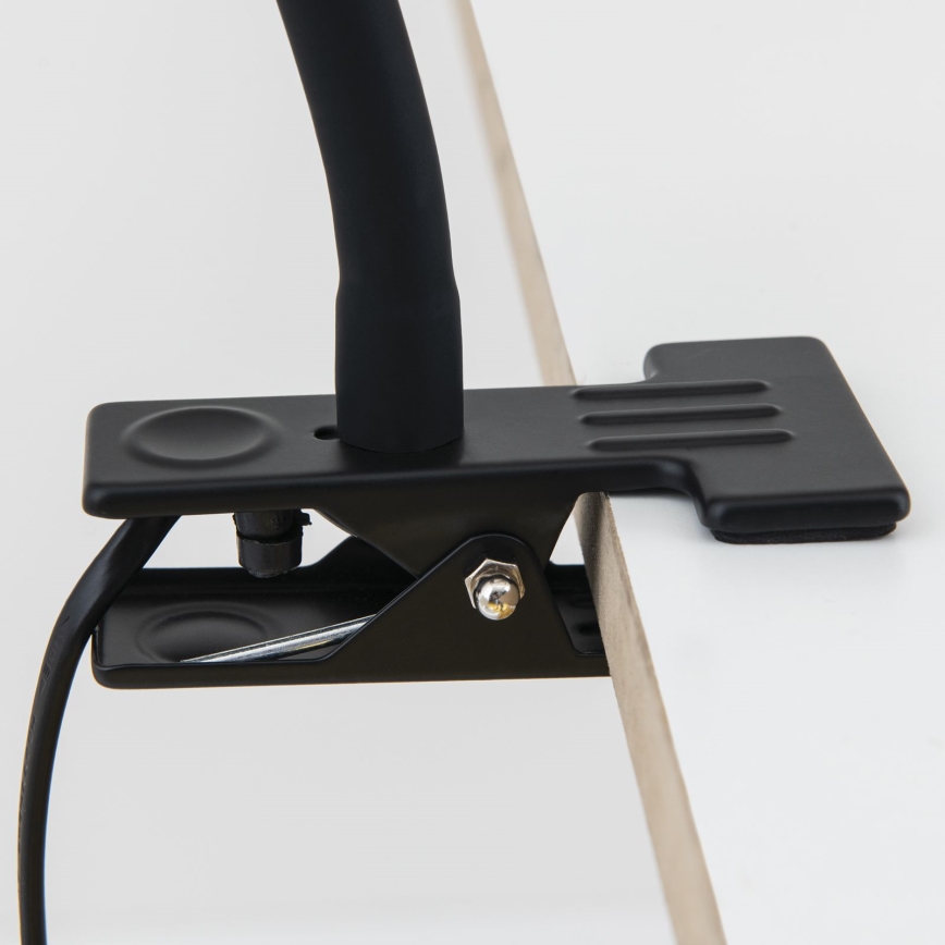 Flexibel bordslampa med klämma DOTTY 1xGU10/10W/230V mässing/svart